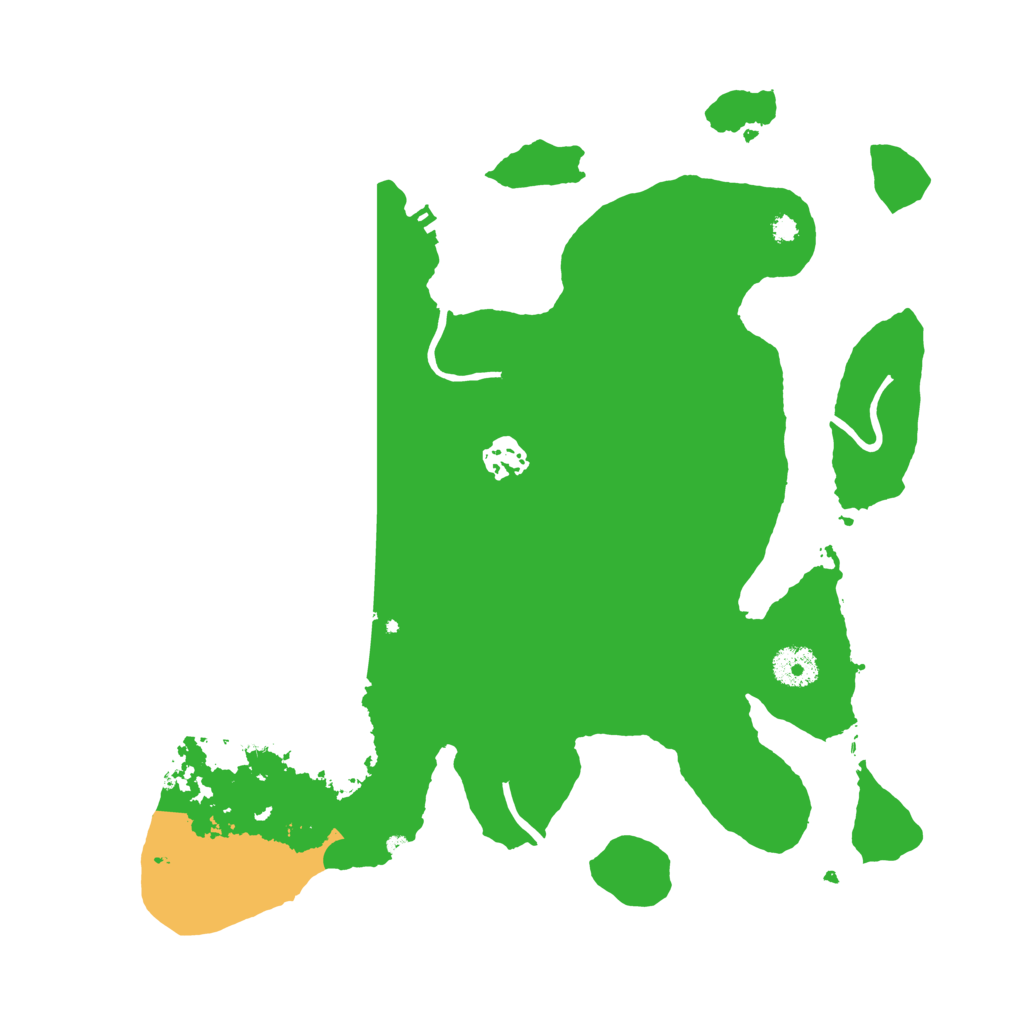 Biome Rust Map: Procedural Map, Size: 3550, Seed: 576655