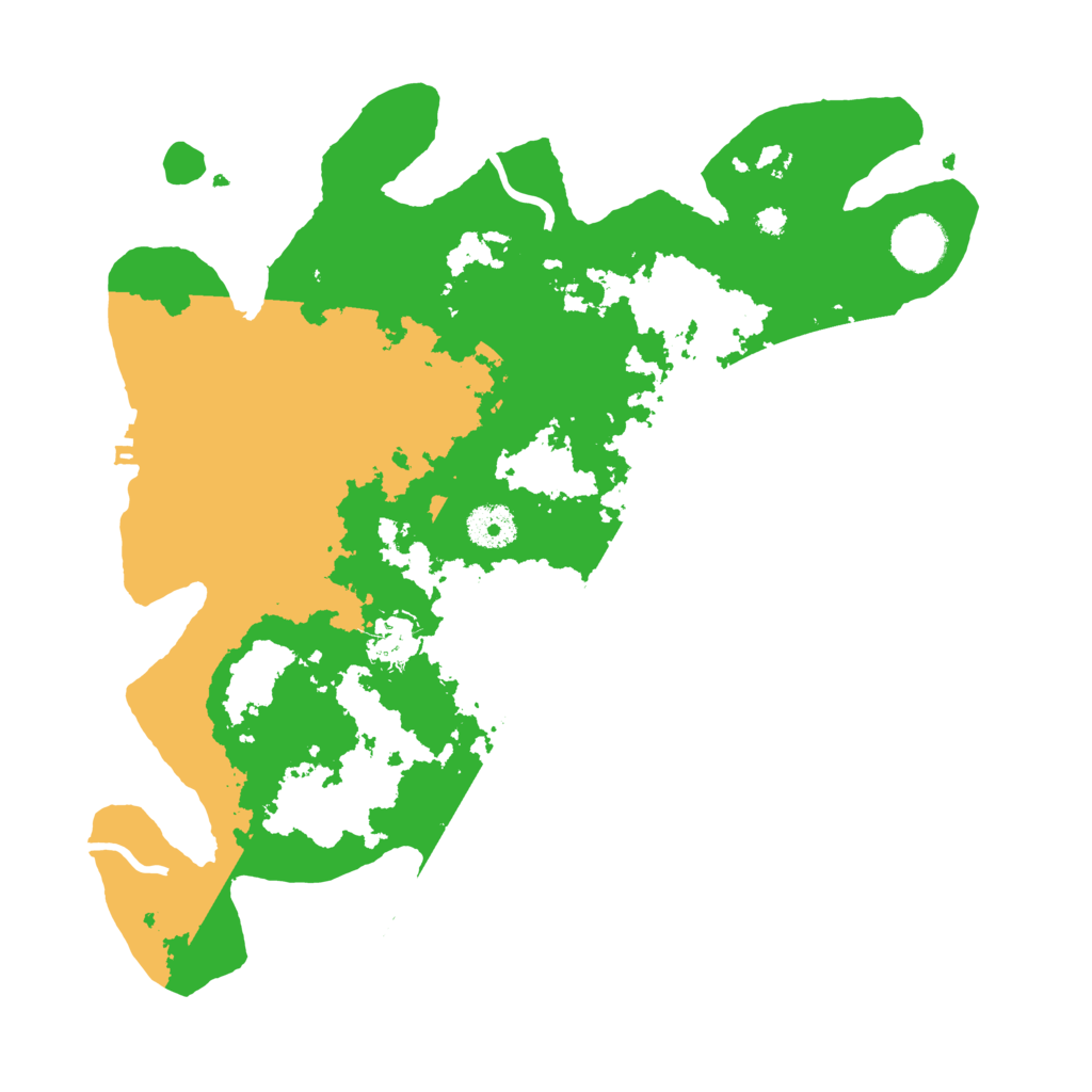 Biome Rust Map: Procedural Map, Size: 3500, Seed: 44209163