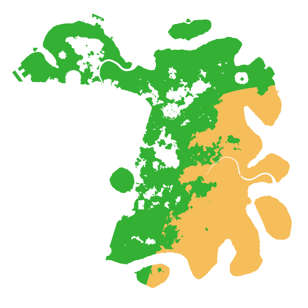 Biome Rust Map: Procedural Map, Size: 3550, Seed: 230031