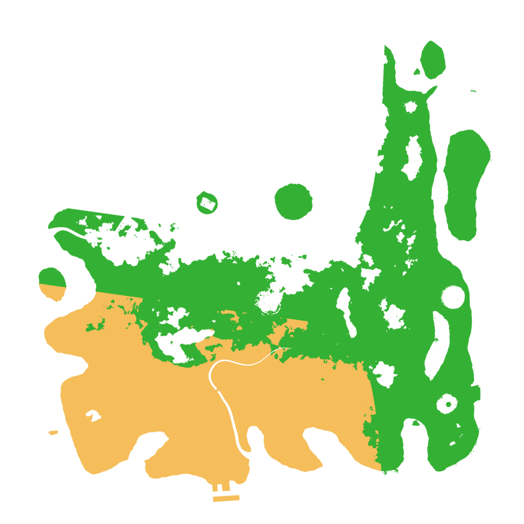 Biome Rust Map: Procedural Map, Size: 4000, Seed: 112022