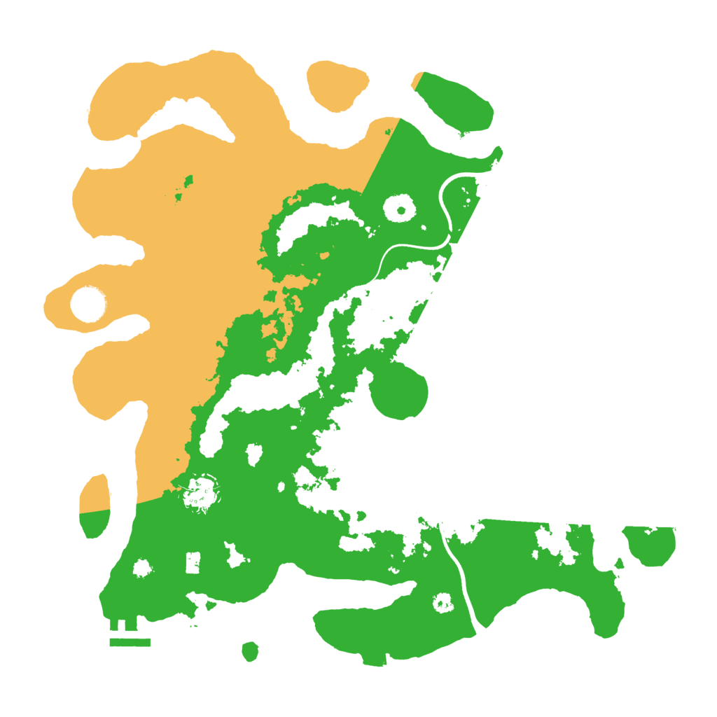 Biome Rust Map: Procedural Map, Size: 3550, Seed: 480534
