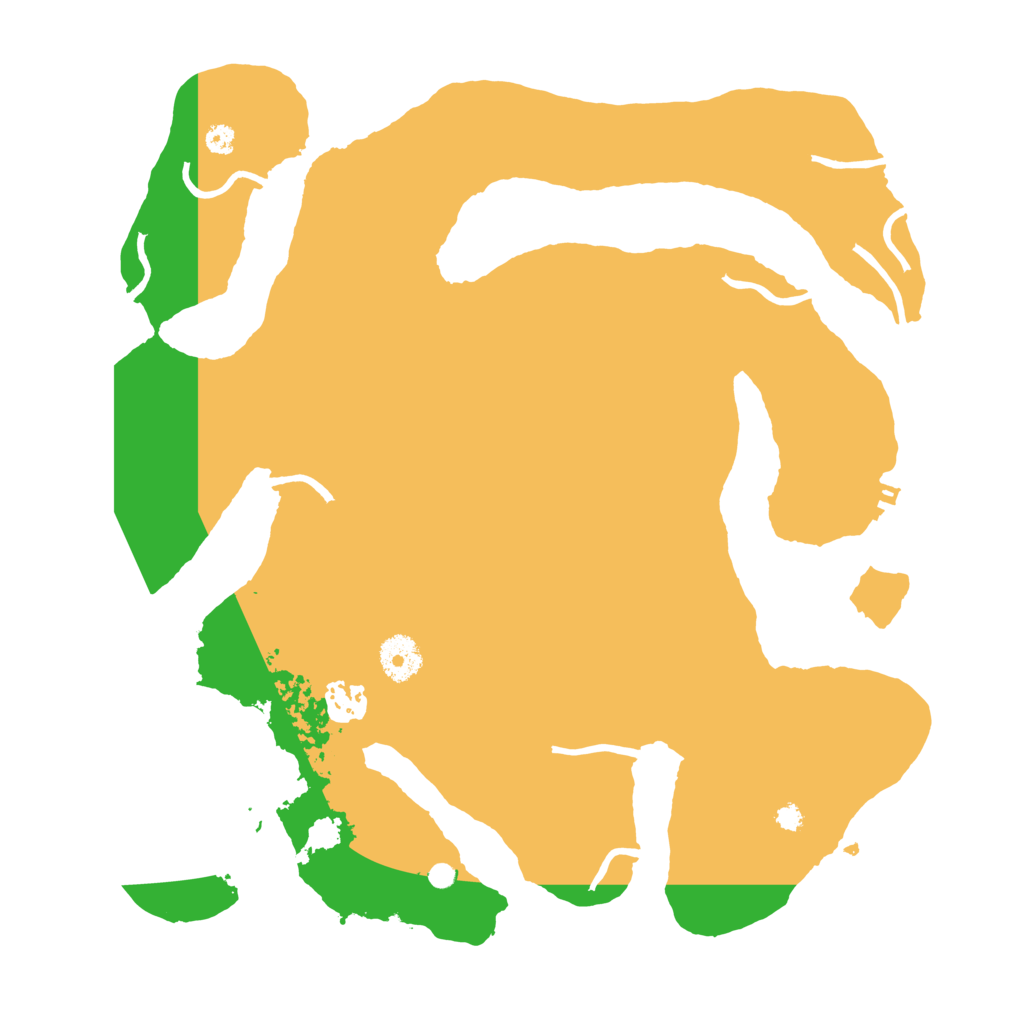 Biome Rust Map: Procedural Map, Size: 3550, Seed: 921385