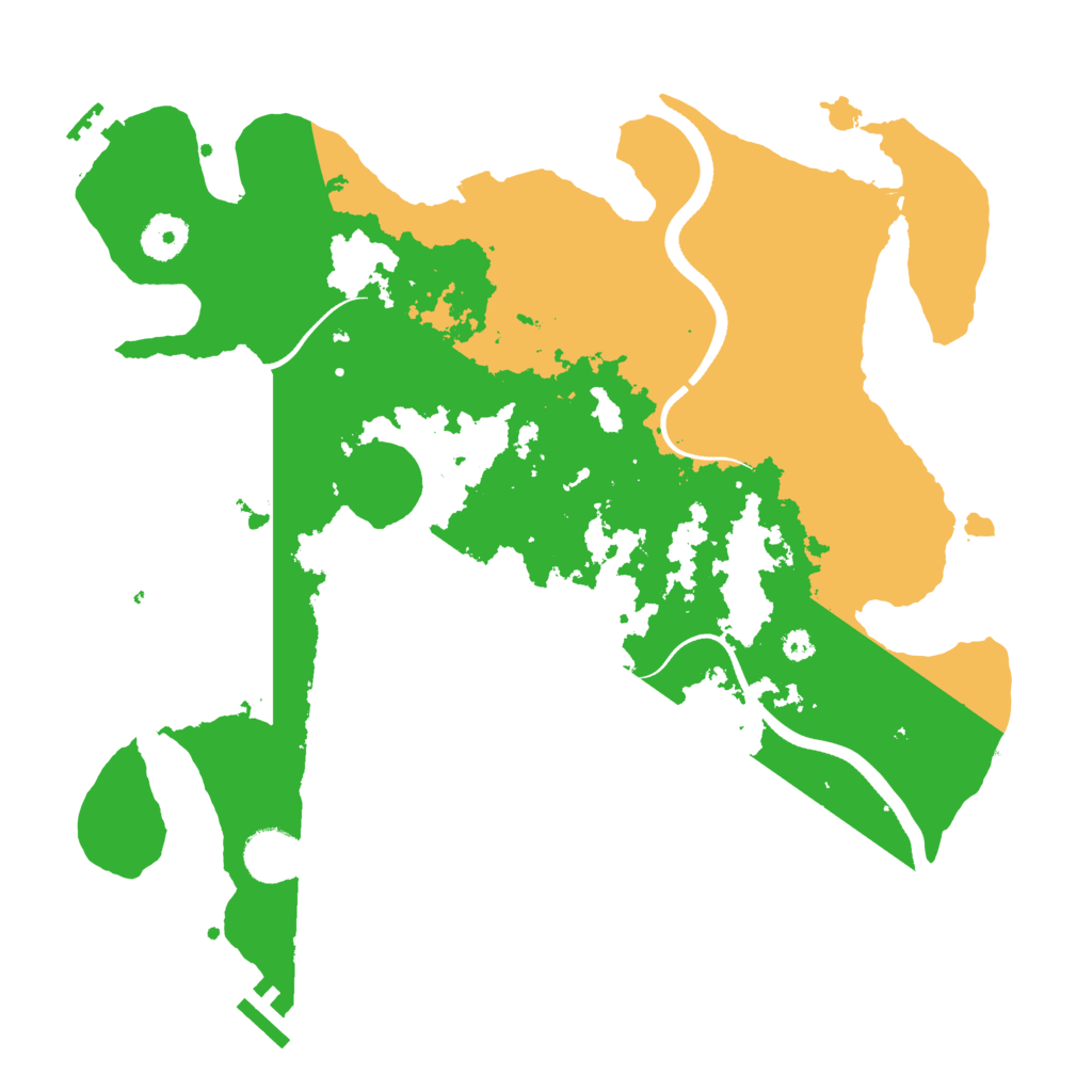 Biome Rust Map: Procedural Map, Size: 3550, Seed: 273746