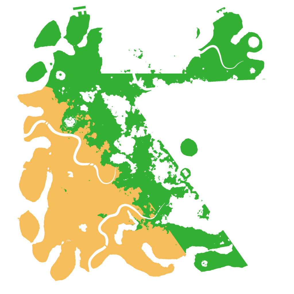 Biome Rust Map: Procedural Map, Size: 4700, Seed: 166715164