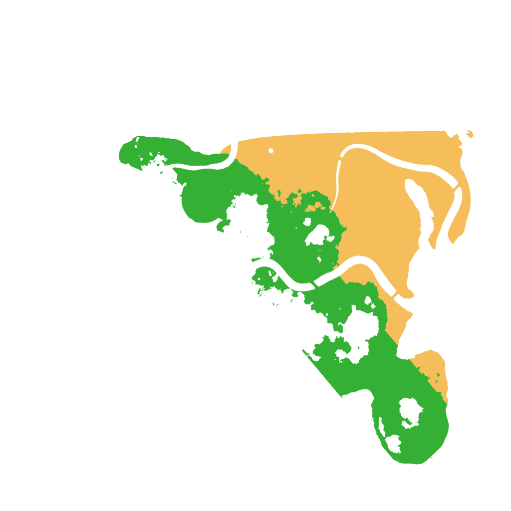 Biome Rust Map: Procedural Map, Size: 3000, Seed: 924953998