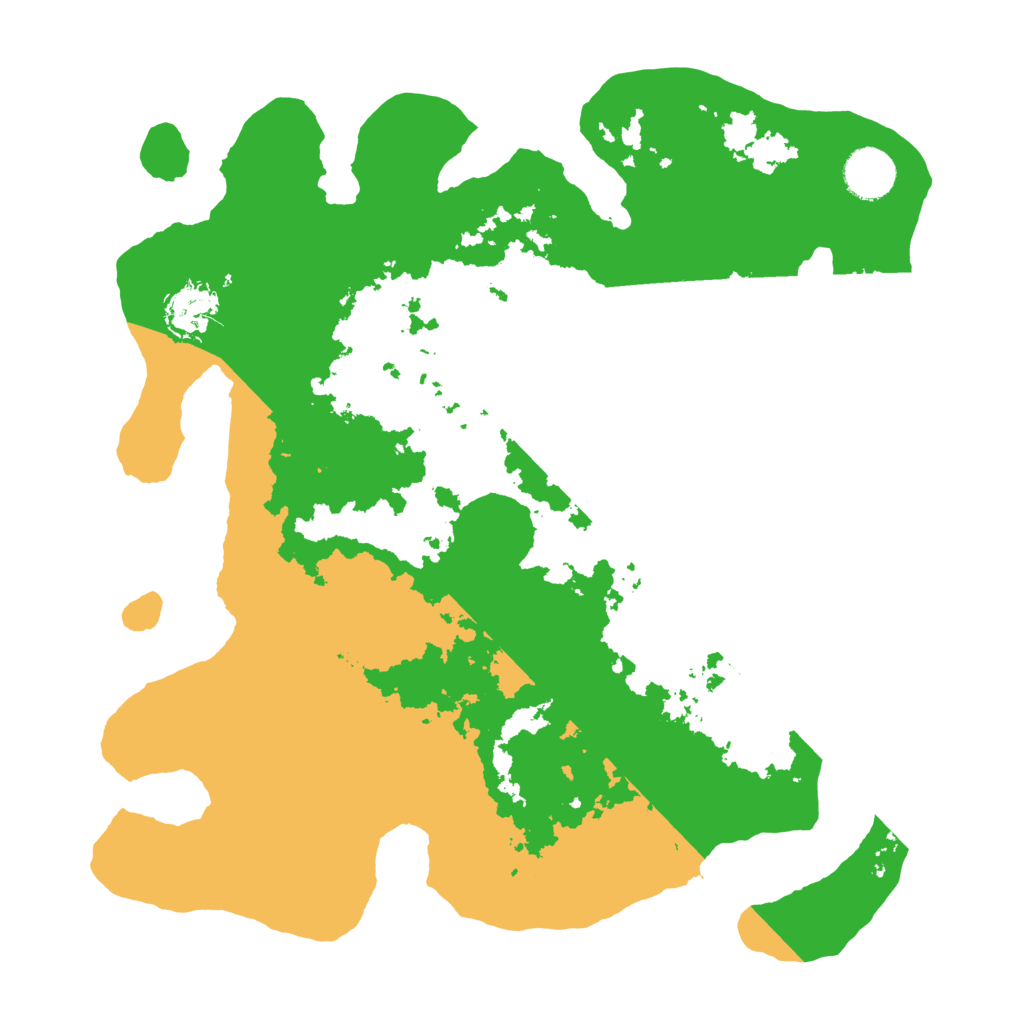 Biome Rust Map: Barren, Size: 3500, Seed: 810882282