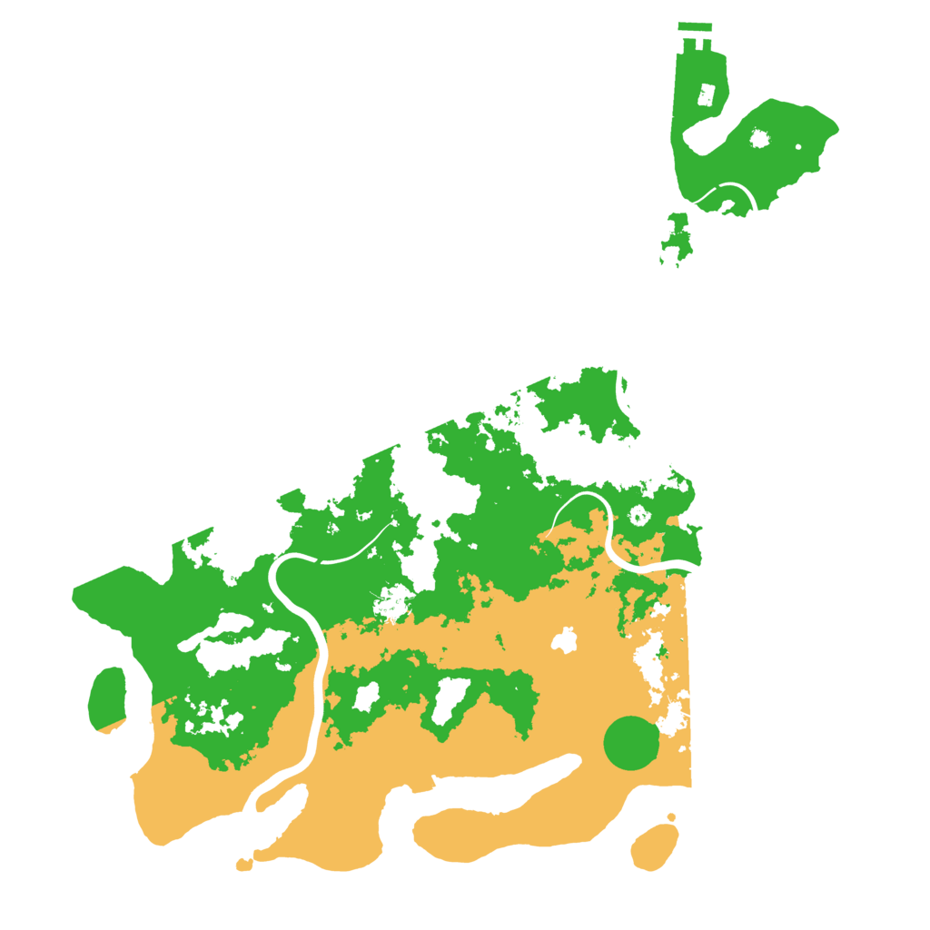 Biome Rust Map: Procedural Map, Size: 4500, Seed: 2042010534