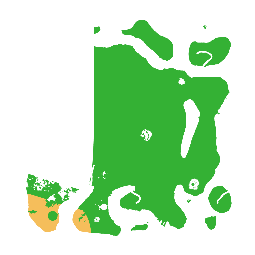 Biome Rust Map: Procedural Map, Size: 3500, Seed: 4646464