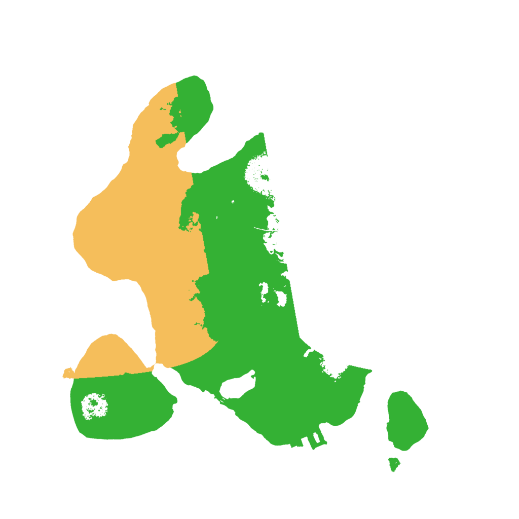 Biome Rust Map: Procedural Map, Size: 2000, Seed: 693569