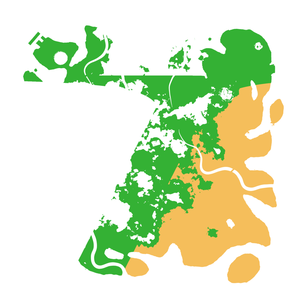 Biome Rust Map: Procedural Map, Size: 4000, Seed: 146398