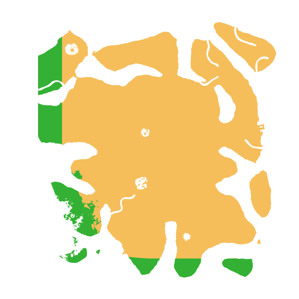 Biome Rust Map: Procedural Map, Size: 3550, Seed: 185402