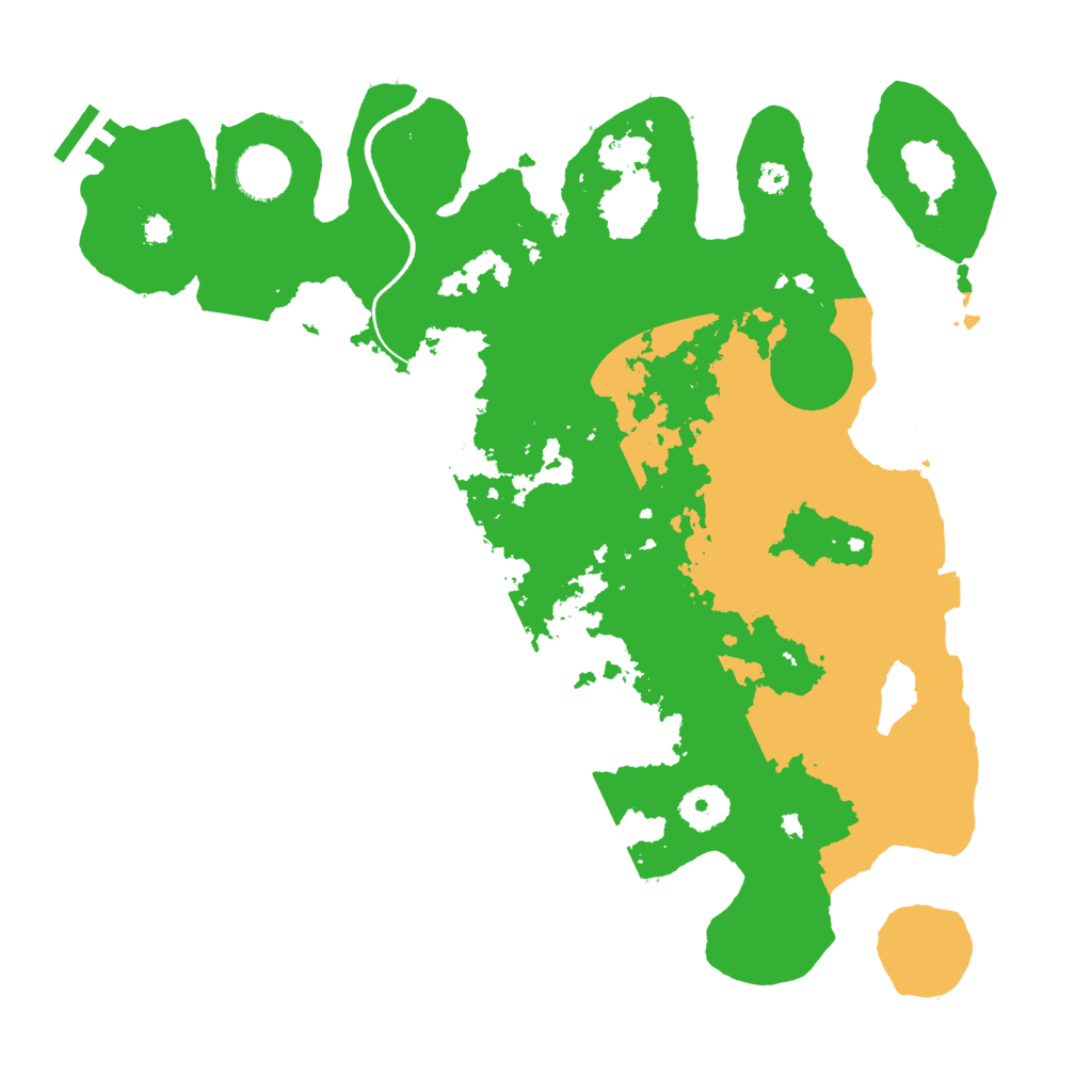 Biome Rust Map: Procedural Map, Size: 3500, Seed: 1271822800