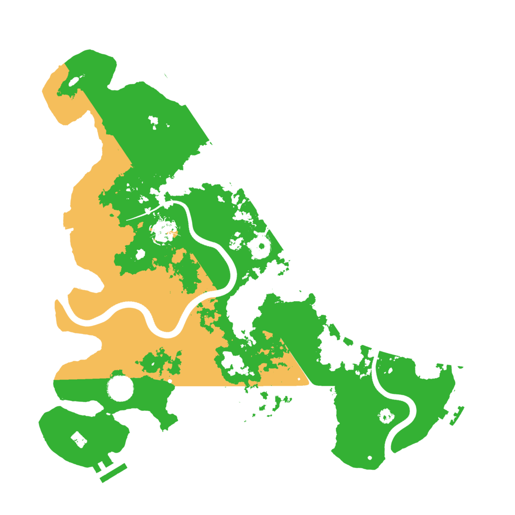 Biome Rust Map: Procedural Map, Size: 3550, Seed: 572484