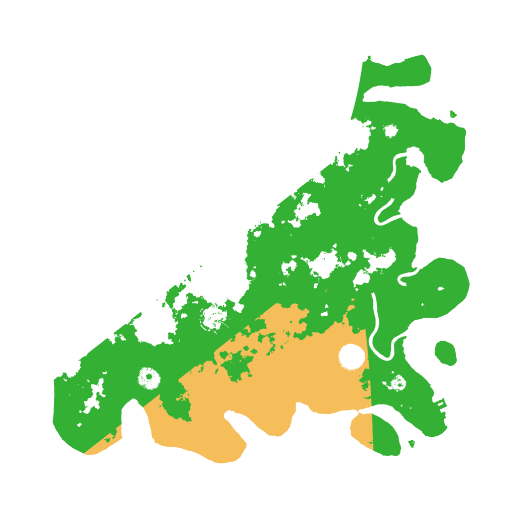 Biome Rust Map: Procedural Map, Size: 3500, Seed: 64986