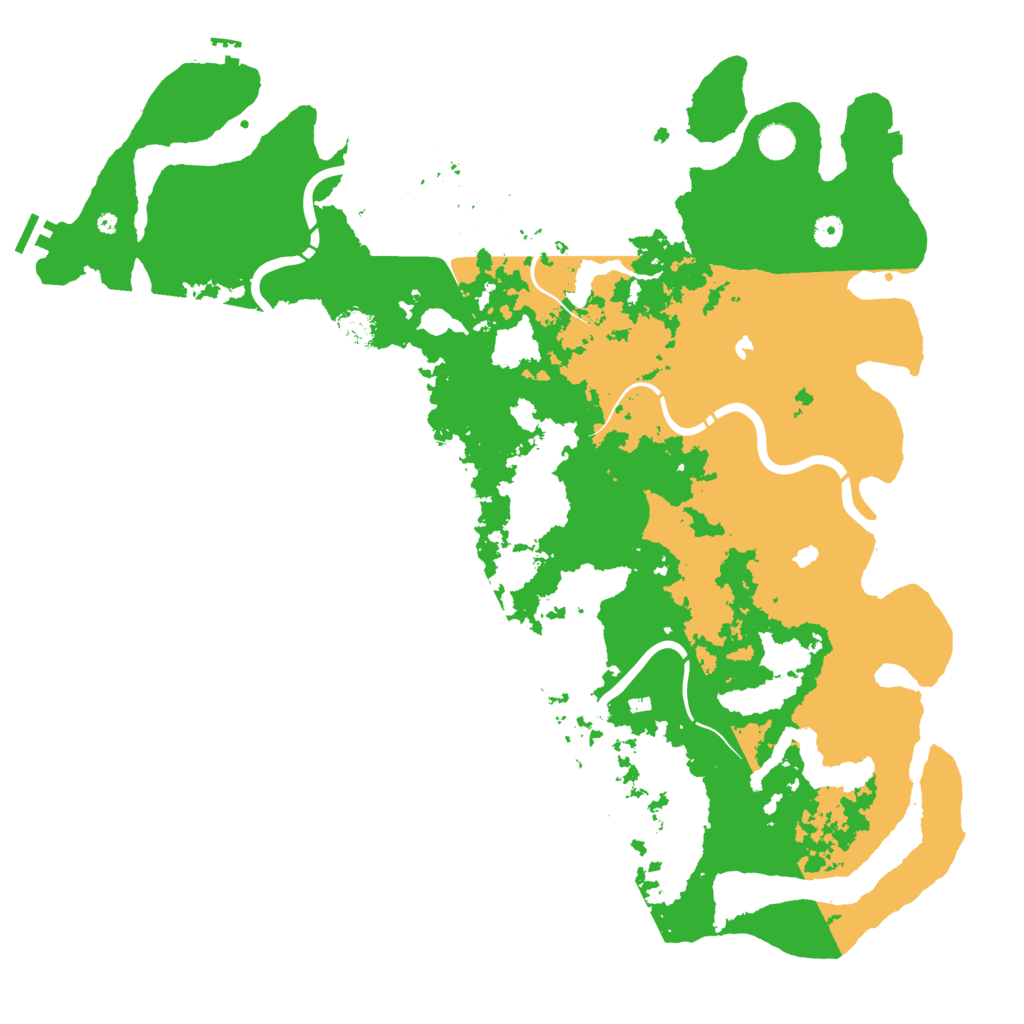 Biome Rust Map: Procedural Map, Size: 5000, Seed: 123944