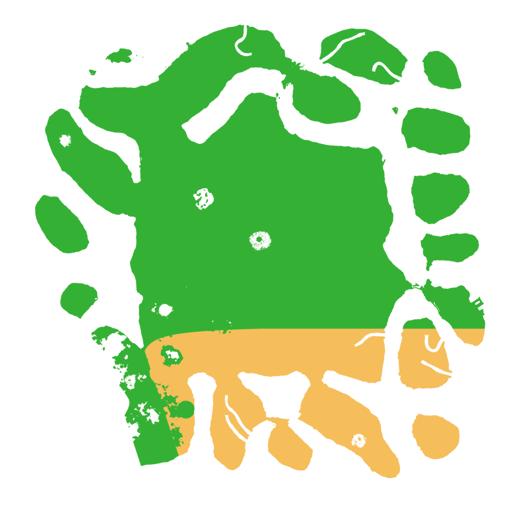 Biome Rust Map: Procedural Map, Size: 3900, Seed: 122284042