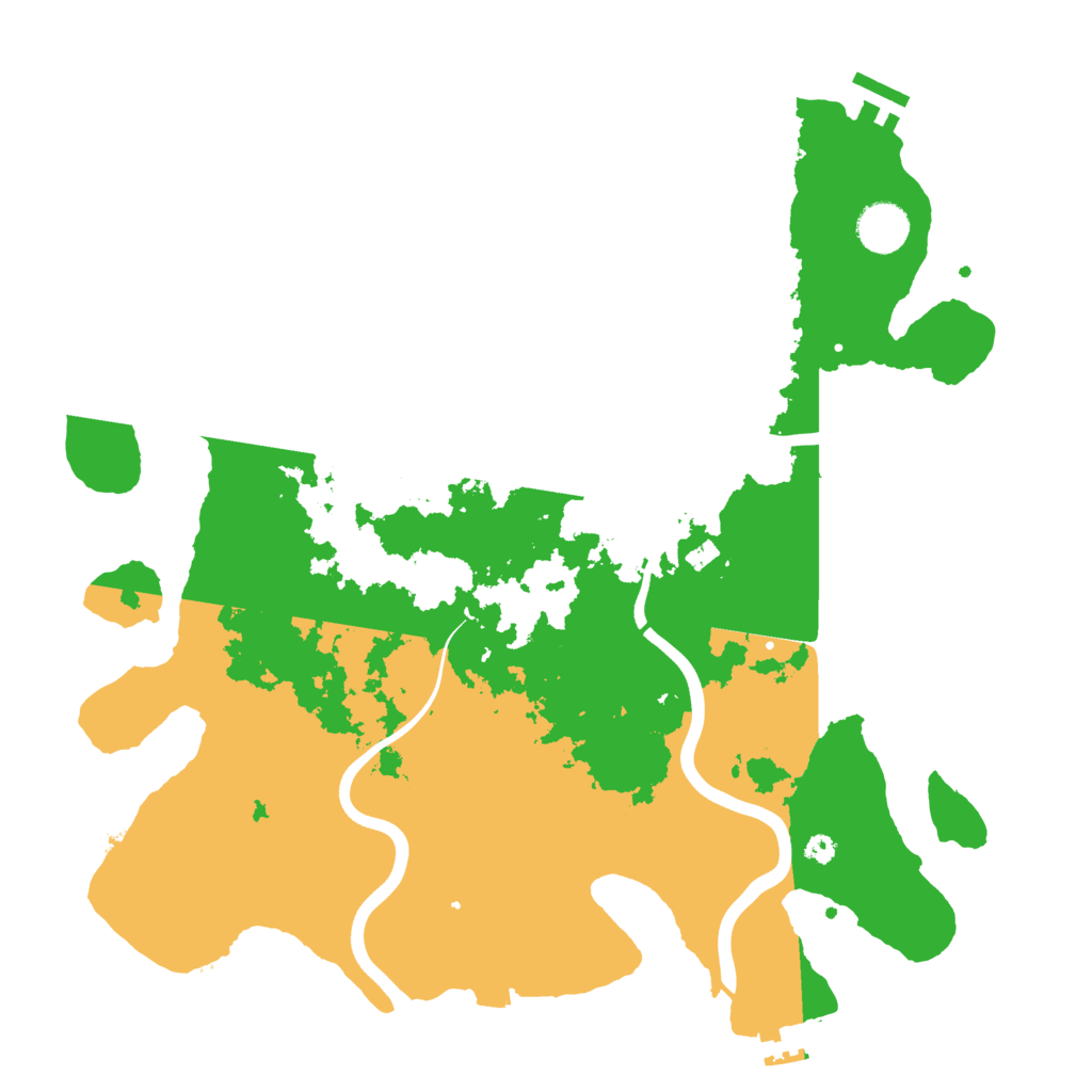 Biome Rust Map: Procedural Map, Size: 3750, Seed: 41