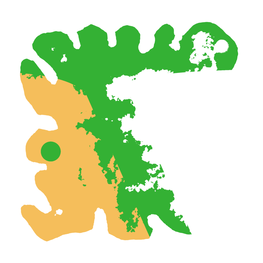 Biome Rust Map: Barren, Size: 3500, Seed: 815509195