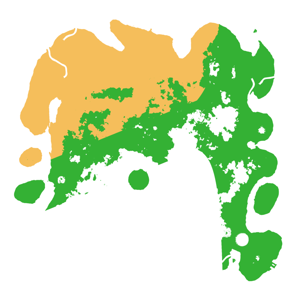 Biome Rust Map: Procedural Map, Size: 4100, Seed: 11132