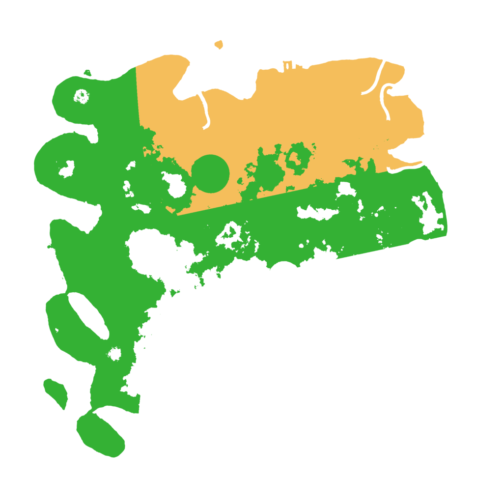 Biome Rust Map: Procedural Map, Size: 3500, Seed: 6454