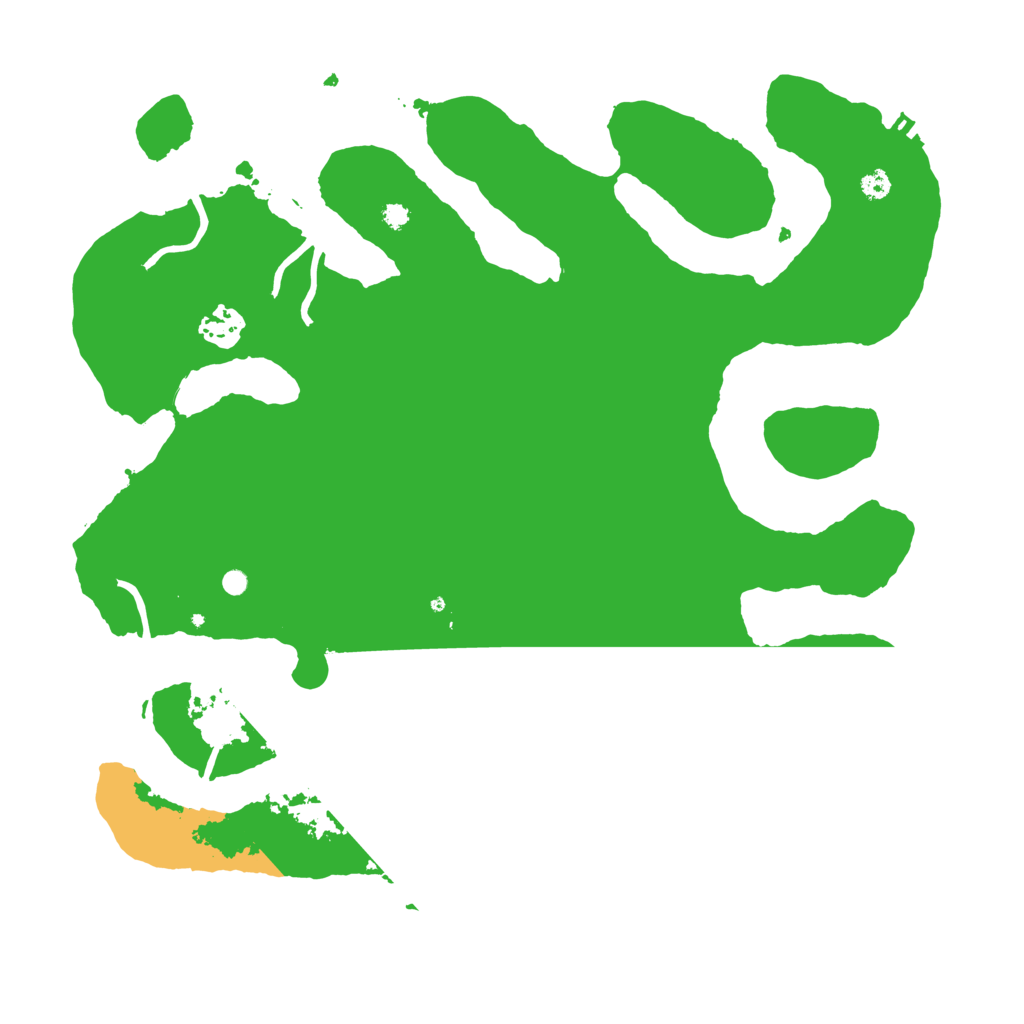 Biome Rust Map: Procedural Map, Size: 3600, Seed: 7635