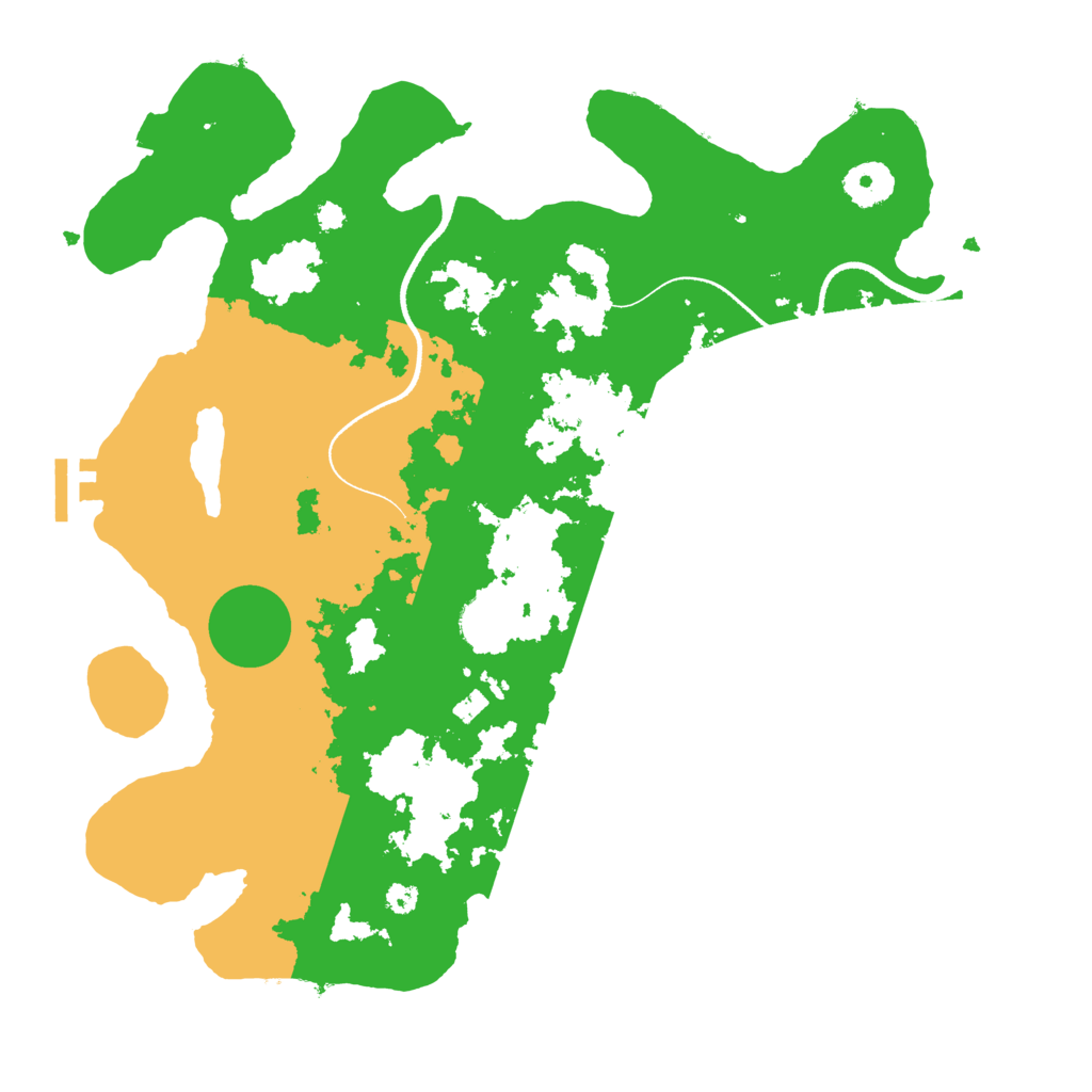 Biome Rust Map: Procedural Map, Size: 3500, Seed: 2790896