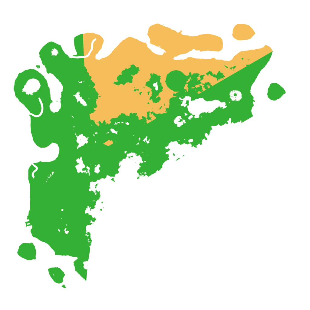Biome Rust Map: Procedural Map, Size: 4000, Seed: 584205