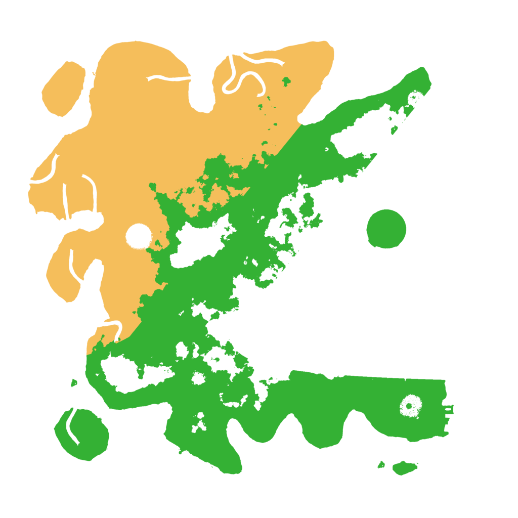 Biome Rust Map: Procedural Map, Size: 3550, Seed: 192461