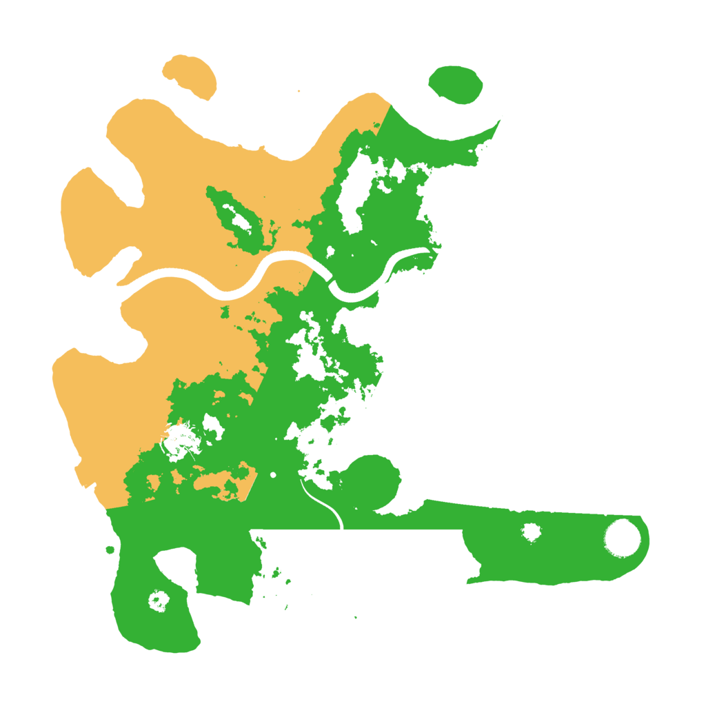 Biome Rust Map: Procedural Map, Size: 3434, Seed: 42069789