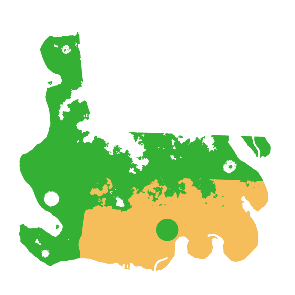 Biome Rust Map: Procedural Map, Size: 3500, Seed: 761897432