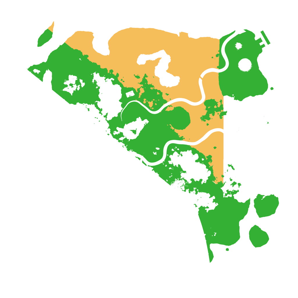 Biome Rust Map: Procedural Map, Size: 4000, Seed: 231225