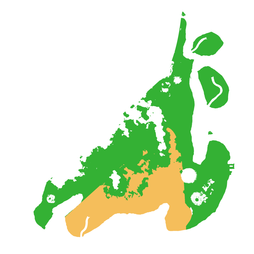 Biome Rust Map: Procedural Map, Size: 3000, Seed: 607646