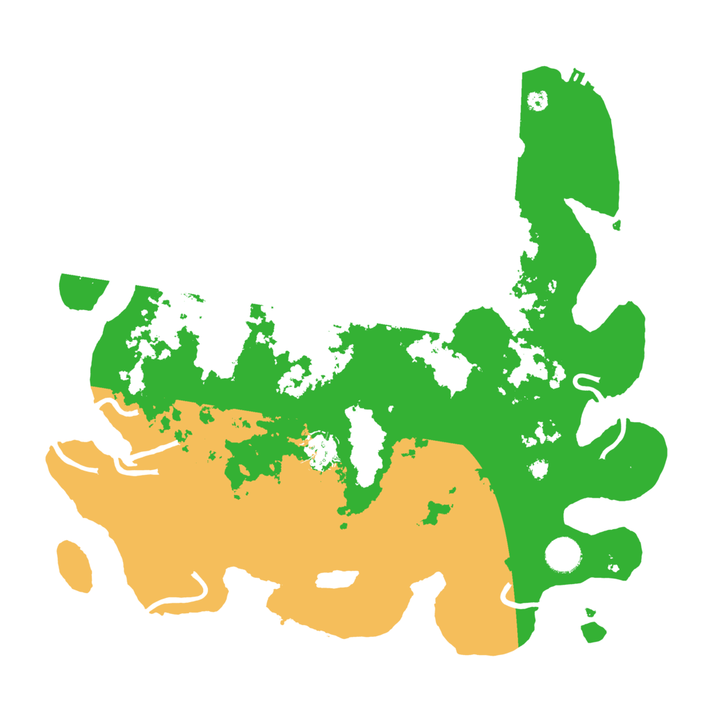 Biome Rust Map: Procedural Map, Size: 3550, Seed: 231814