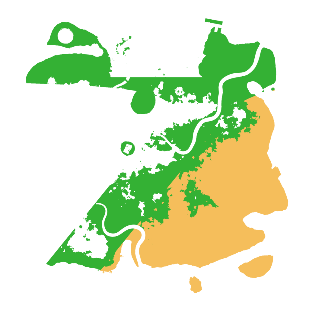 Biome Rust Map: Procedural Map, Size: 3550, Seed: 865143