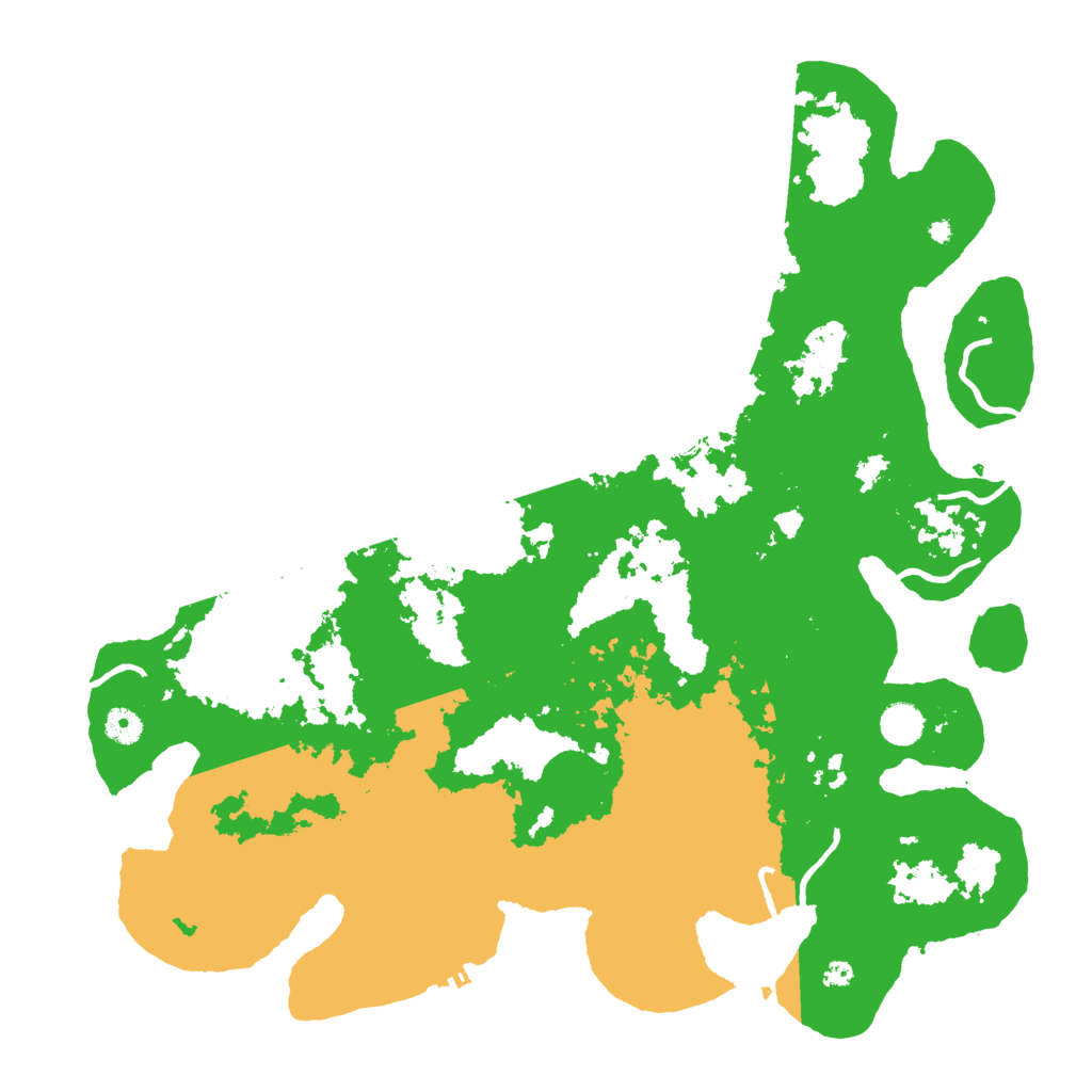 Biome Rust Map: Procedural Map, Size: 4500, Seed: 53112