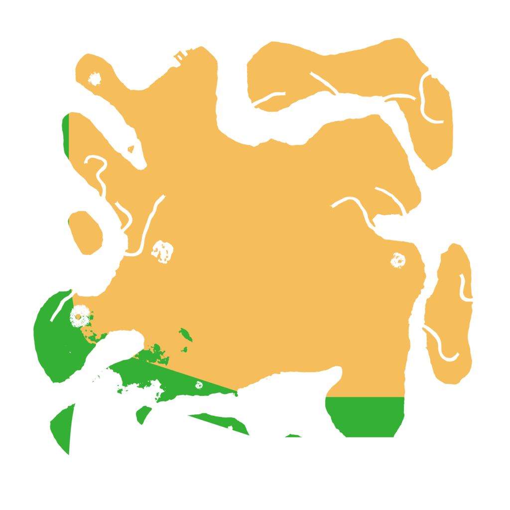 Biome Rust Map: Procedural Map, Size: 3550, Seed: 825867