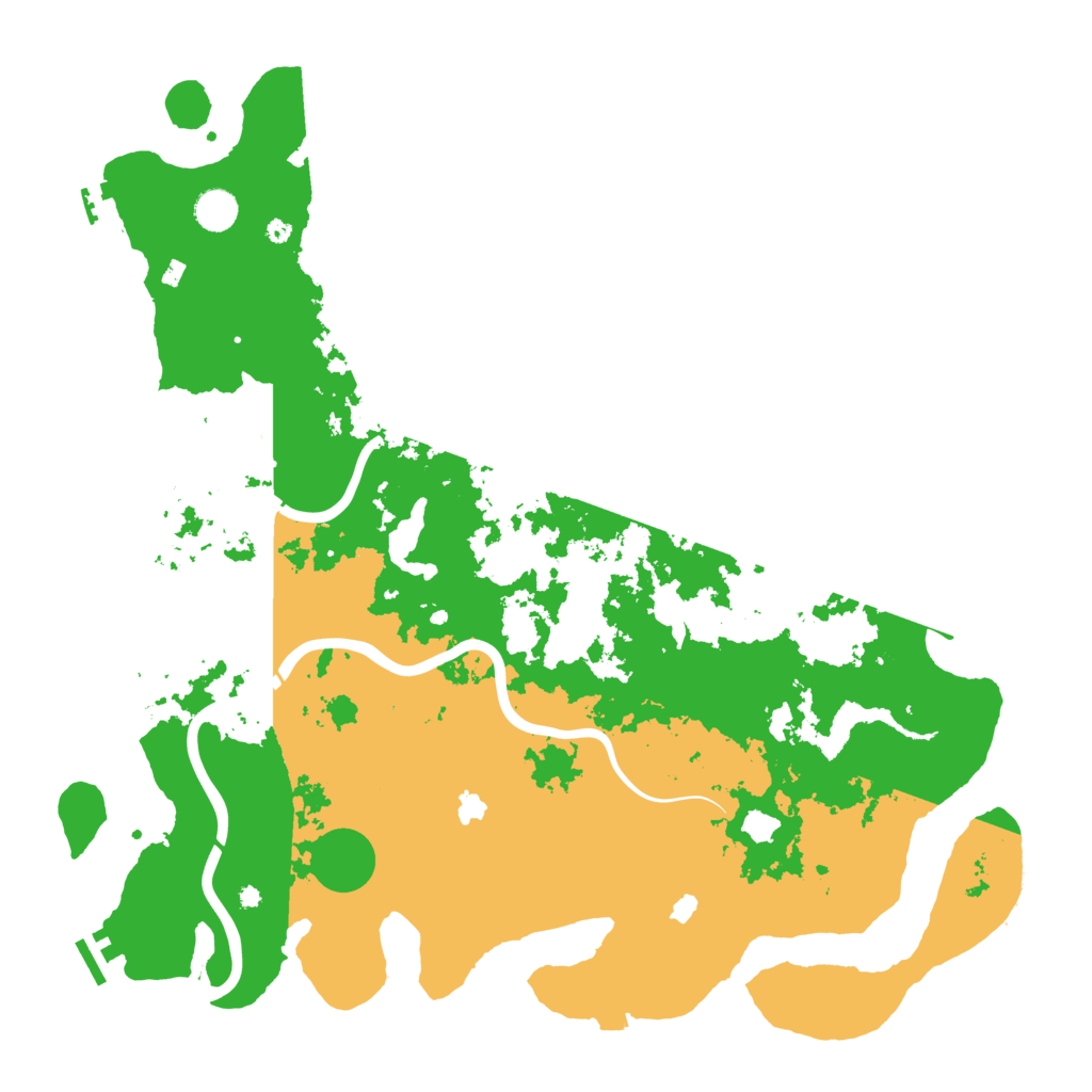 Biome Rust Map: Procedural Map, Size: 4500, Seed: 33112