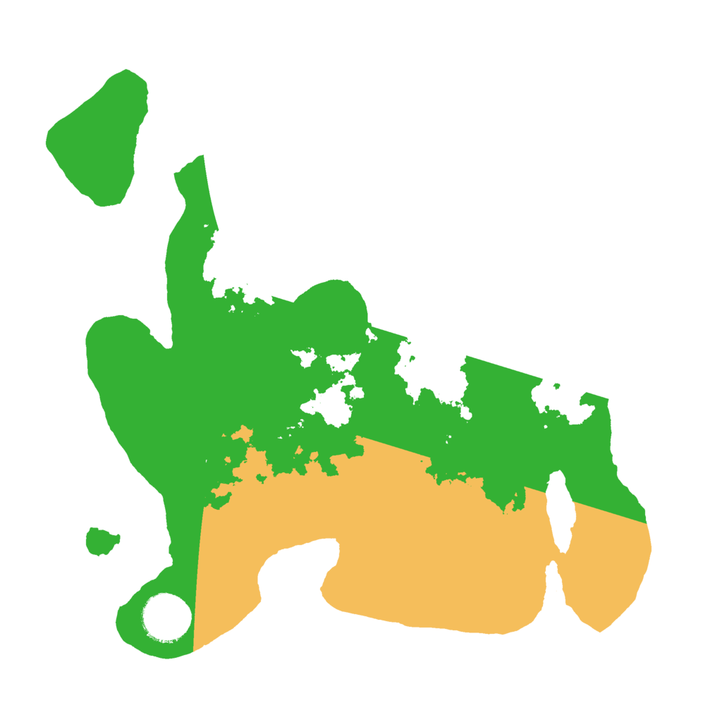 Biome Rust Map: Barren, Size: 2650, Seed: 1752947852