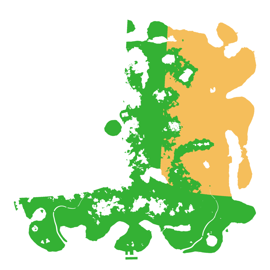 Biome Rust Map: Procedural Map, Size: 4500, Seed: 58913180