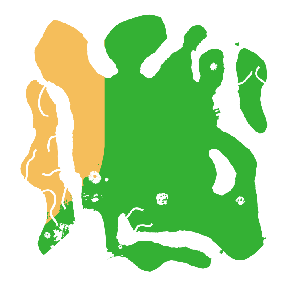 Biome Rust Map: Procedural Map, Size: 3550, Seed: 864344