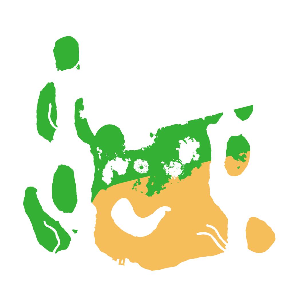 Biome Rust Map: Procedural Map, Size: 3000, Seed: 123265