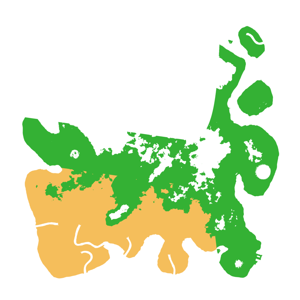 Biome Rust Map: Procedural Map, Size: 3550, Seed: 867604