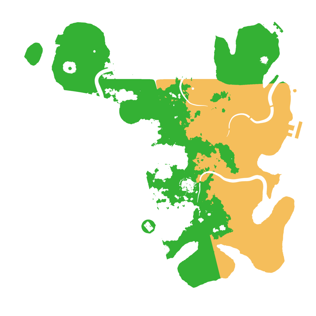 Biome Rust Map: Procedural Map, Size: 3700, Seed: 1085904177