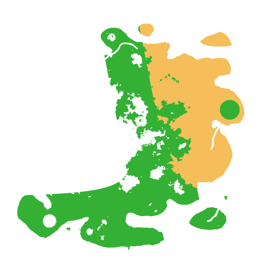 Biome Rust Map: Procedural Map, Size: 3550, Seed: 670985