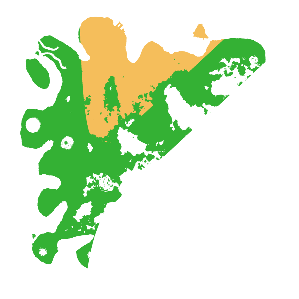 Biome Rust Map: Procedural Map, Size: 3550, Seed: 39934