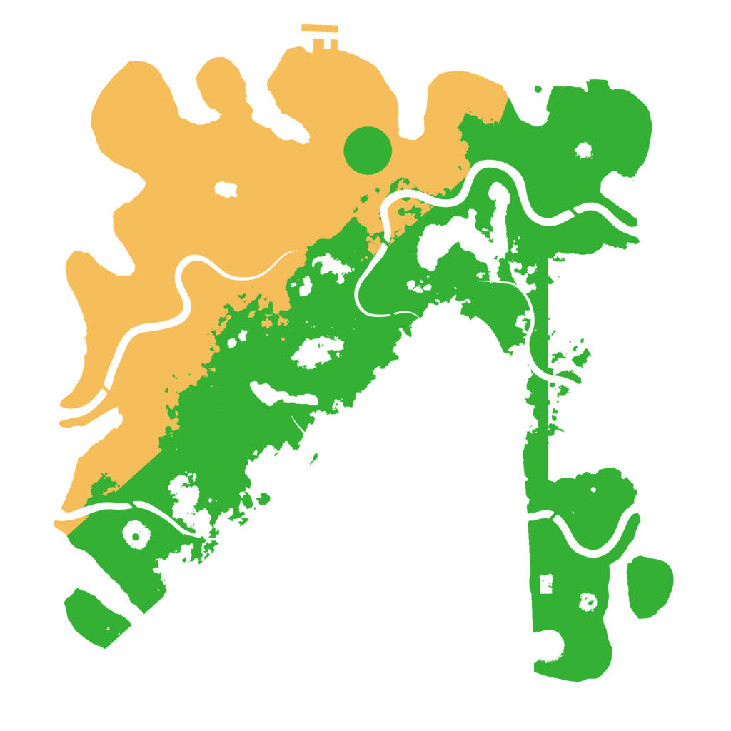 Biome Rust Map: Procedural Map, Size: 4020, Seed: 80500