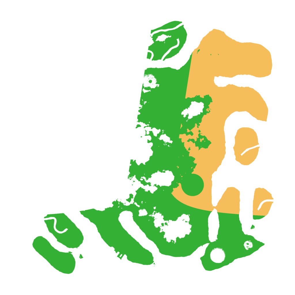 Biome Rust Map: Procedural Map, Size: 3500, Seed: 355302726