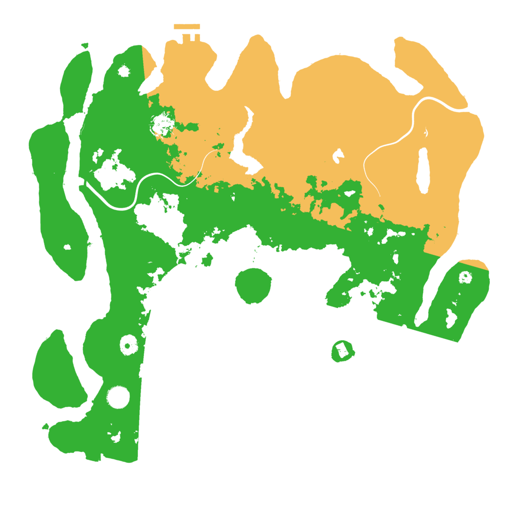 Biome Rust Map: Procedural Map, Size: 4000, Seed: 345923