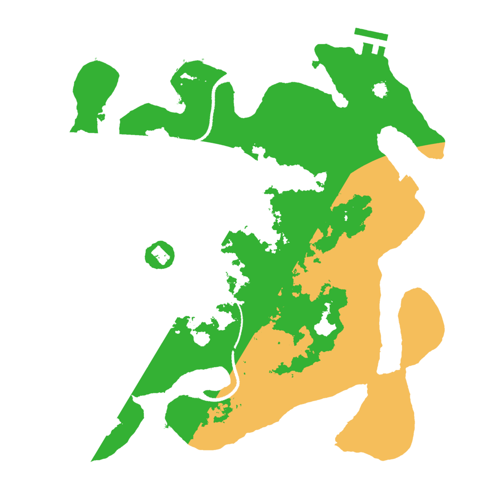 Biome Rust Map: Procedural Map, Size: 3000, Seed: 1892755701