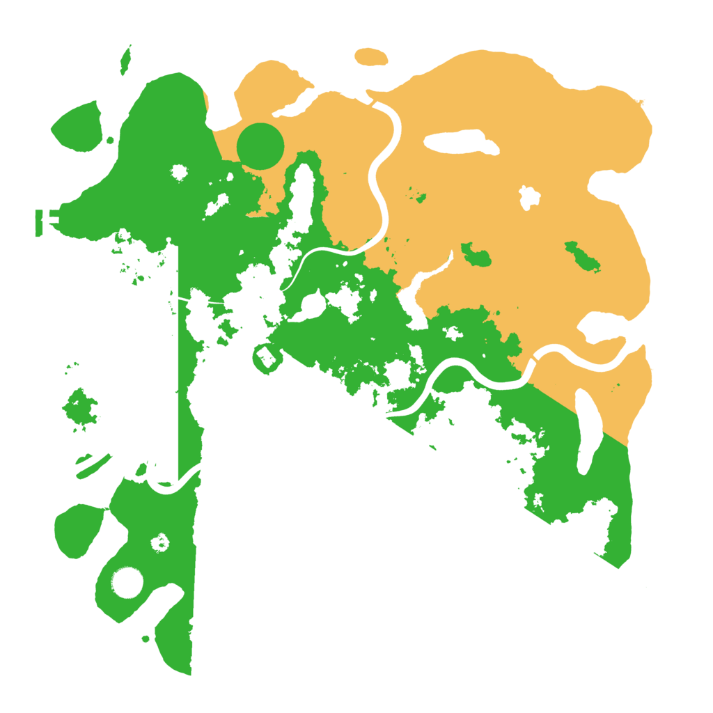 Biome Rust Map: Procedural Map, Size: 4000, Seed: 3800